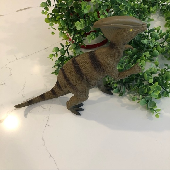 Parasaurolophus  Dino plastic toy kids Jurassic park world made in China EUC 13” - Picture 3 of 6